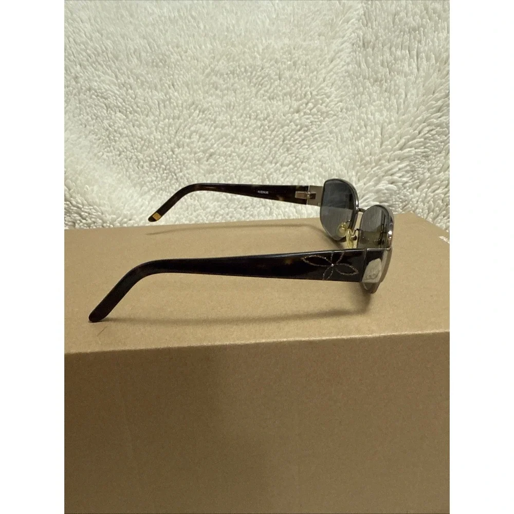 Saks 5th Avenue 130 S5A 42/S Tortoiseshell Frames‎ Only Gold Glitter Flowers